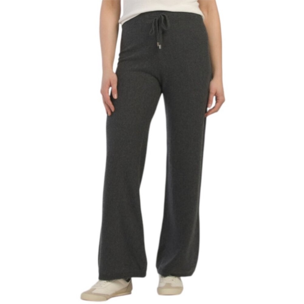 Tahari Cashmere Charcoal Lounge Pants